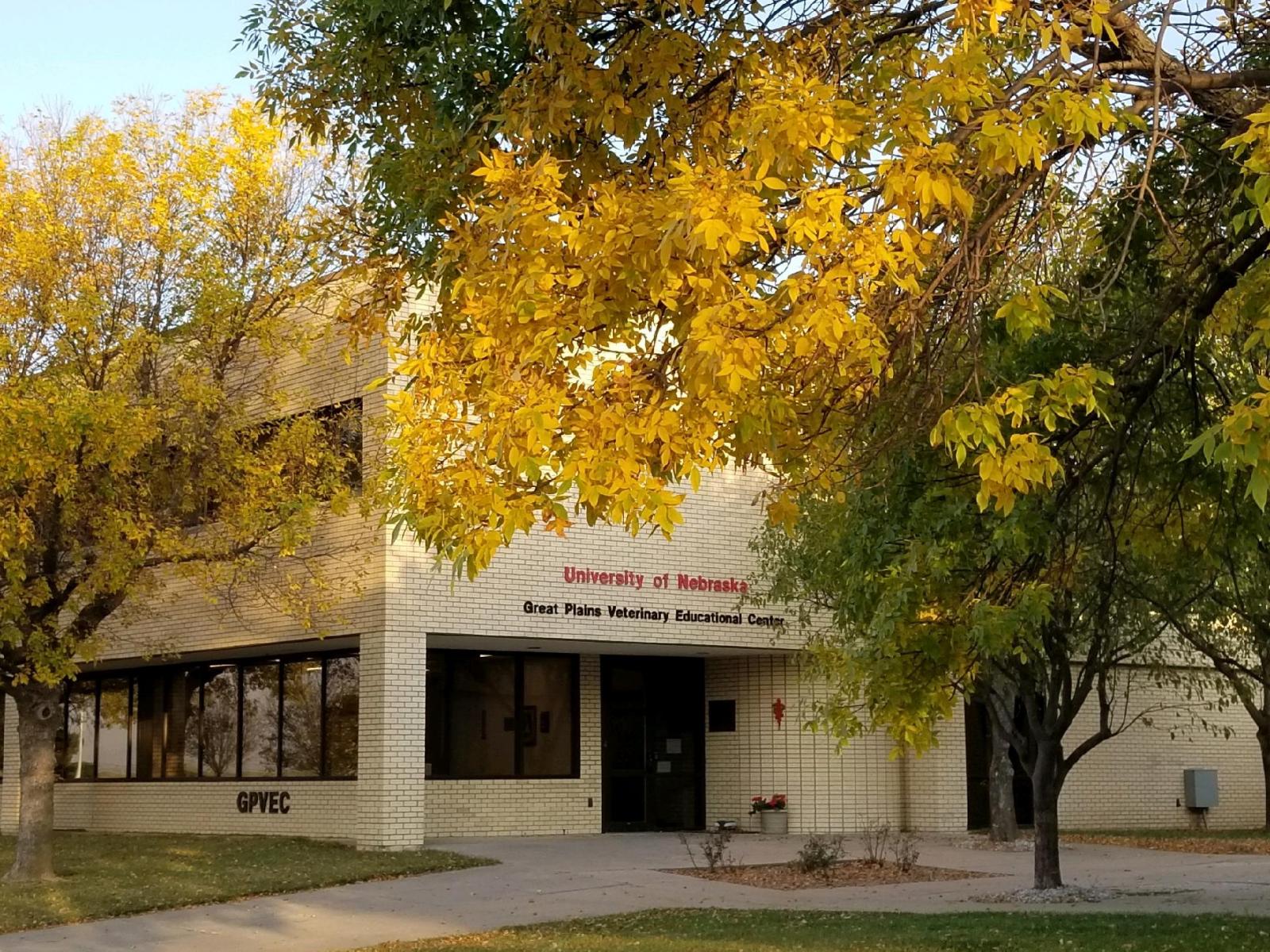 Exterior of the Great Plains Veterinary Educational Center