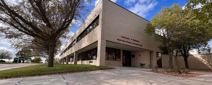 Exterior of the Great Plains Veterinary Educational Center